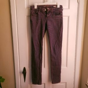 Arizona Jean Co. Size 3 Purple Wash Low-rise Super Skinny Jeans